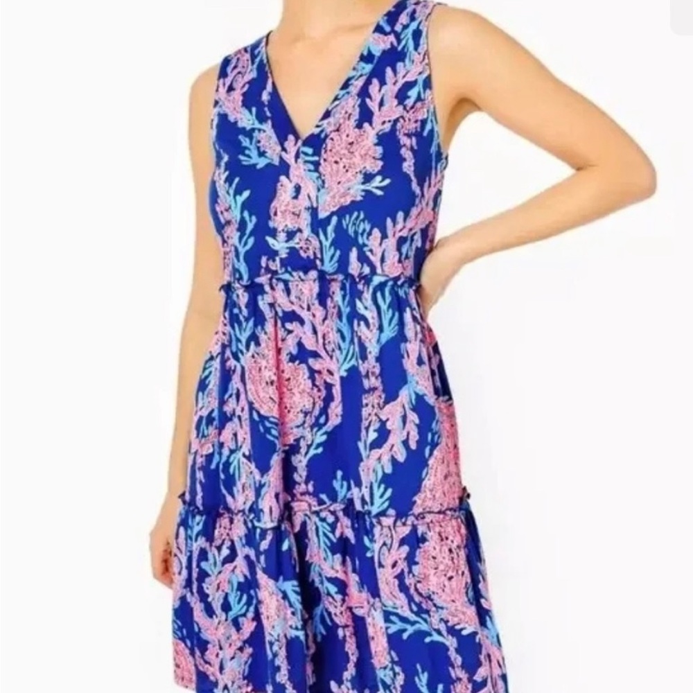 LILLY PULITZER M BOREALIS BLUE DRESS
